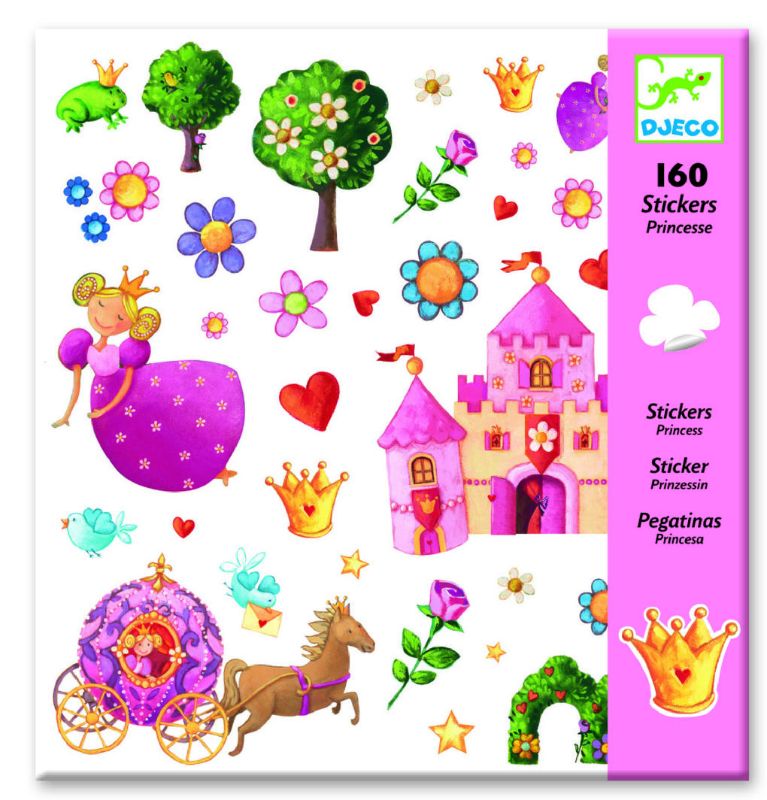 Stickers - Princess Marg (4 Packs) - Djeco