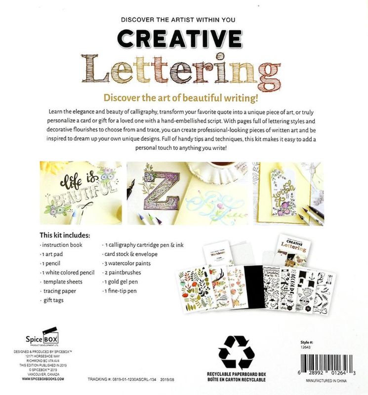 Creative Lettering Kit - Art Studio