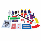 A colorful magic trick kit by Schylling, ideal for aspiring magicians, featuring diverse tricks for hours of fun.