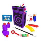 Theatrix Magic Kit featuring 135 tricks, perfect for budding magicians to impress audiences and enhance creativity.