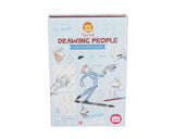 Art Set for kids featuring a 40-page drawing pad, dual-tip pen, and guide for mastering figure drawing and expressions.