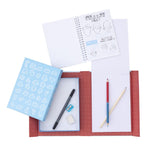 Art set for kids featuring a 40-page pad, dual-tip pen, and drawing guide to master figure drawing and creativity.