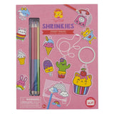 Colorful Shrinkies Sweet Treats activity set by Tiger Tribe for making unique shrink art key rings and jewelry.