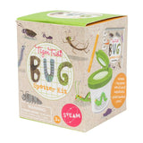 Bug Spotter Kit by Tiger Tribe featuring a magnifying glass, insect net, and guide for outdoor exploration and learning.