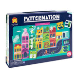 Interactive eco-friendly urban design playset for kids, featuring 140 magnetic tiles and 16 sustainable city patterns.