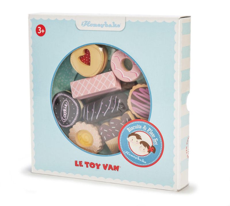 Wooden Biscuit & Plate Set - Le Toy Van