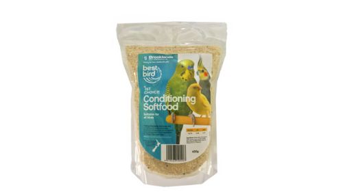 Nutritious softfood blend for all birds, packed with proteins, vitamins, and minerals, made in New Zealand.