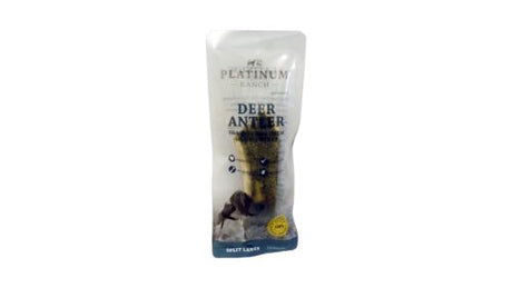 Large split deer antler dog treat from Smartfox NZ, promoting dental health and packed with essential nutrients for pets.