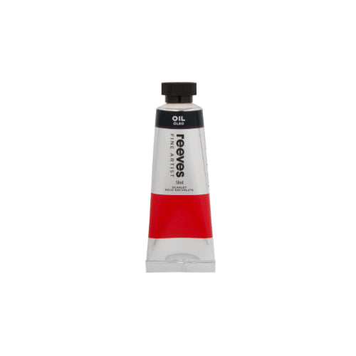 Reeves Fine Artists Oil 50ml Scarlet