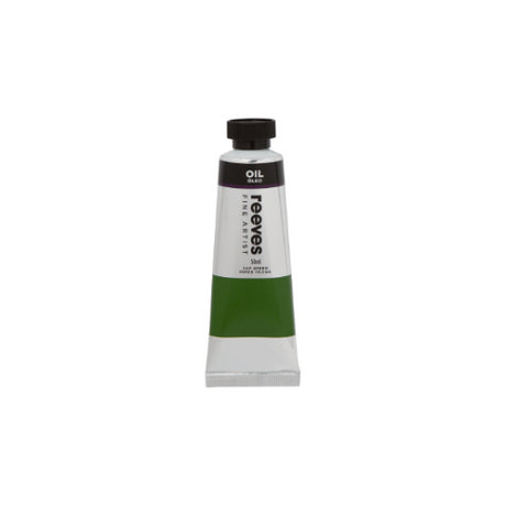 Reeves Fine Artists Oil 50ml in Sap Green, a smooth, non-toxic paint ideal for blending and glazing in your artwork.