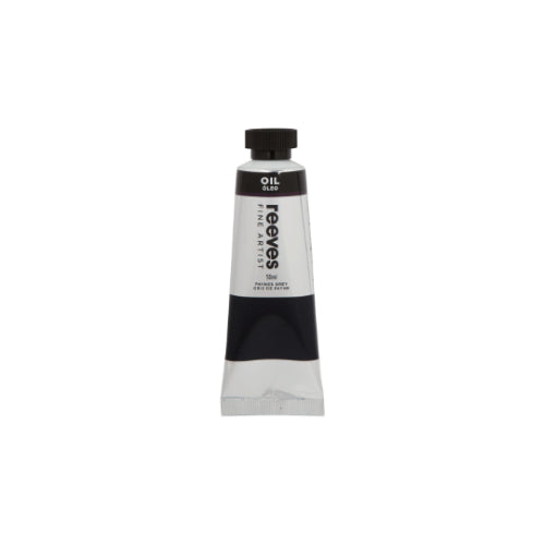 Reeves Fine Artists Oil 50ml in Payne's Grey, a highly pigmented, non-toxic oil paint ideal for blending and glazing techniques.