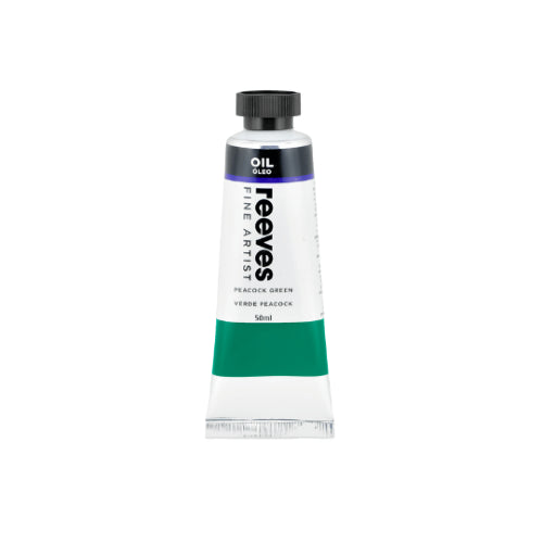 Reeves Fine Artists Oil 50ml Peacock Green