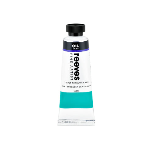 Reeves Fine Artists Oil 50ml Cobalt Turquoise Hue