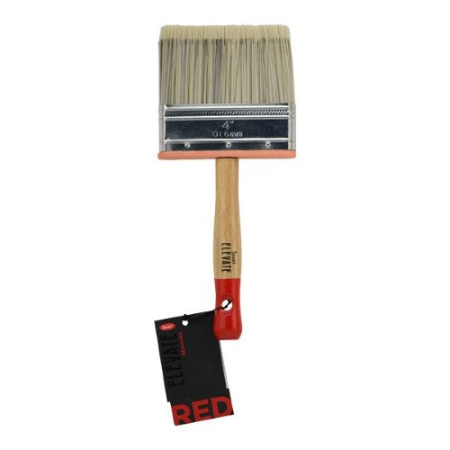 Jasart Elevate Redmark Giant Flat Brushes with ergonomic red-dipped handles, perfect for smooth paint application in various mediums.