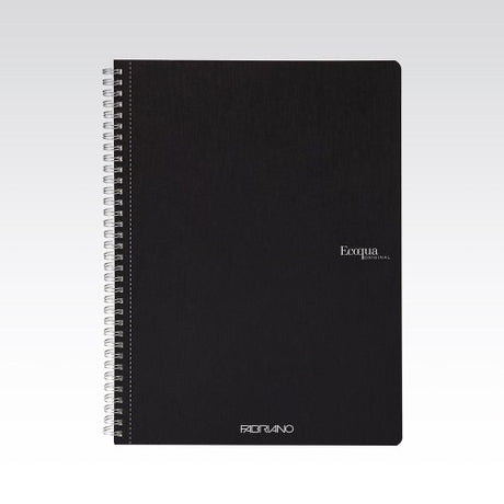 Fabriano Ecoqua Spiral Notebook A4 with 70 lined pages of eco-friendly, premium 90gsm off-white paper, beautifully crafted in Italy.