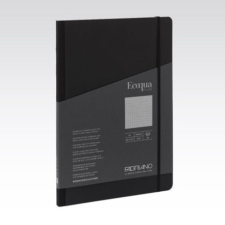 Premium Fabriano Ecoqua Plus Fabric Notebook with 90gsm dot grid pages, ideal for versatile writing and daily use.