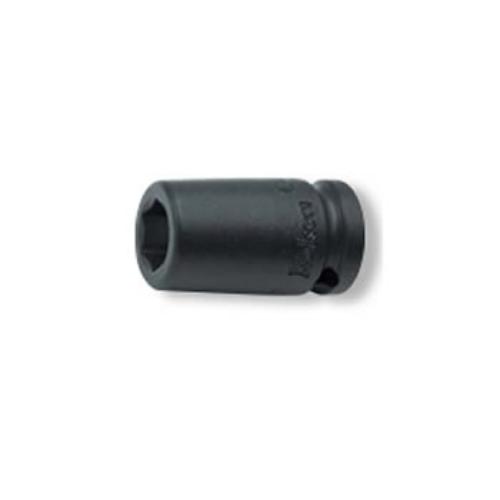 Koken 12400M 1/4" drive 9mm impact socket, crafted from durable chrome molybdenum for high torque and reduced wear.