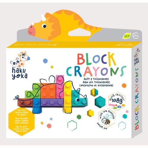 Haku Yoka - Block Crayons - Tricreatops