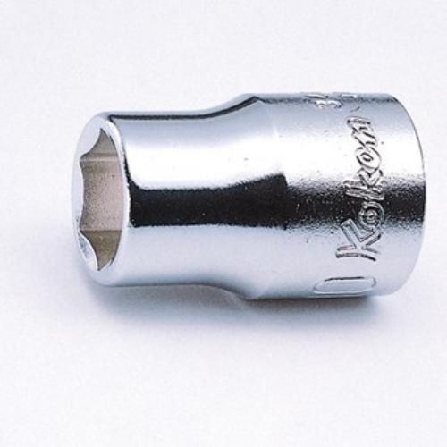 Koken 3400A 6pt Socket 3/8" Drive 11/32", cold forged chrome molybdenum, designed for durability and high torque transmission.