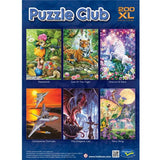 Vibrant Holdson 200pc XL jigsaw puzzle featuring Tomcats at sundown, designed for ages 7+, eco-friendly materials.