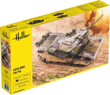 Detailed HELLER LECLERC T5/T6 plastic model kit showcasing the iconic armored tank with exceptional mobility and firepower.