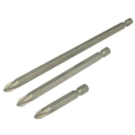 Rex-Plus Phillips #2 screwdriver bits, 50mm, durable S2 alloy, ideal for DIY and professional use, 2 per card.