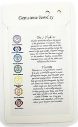 Colorful Chakra Keyring Set of 6 featuring unique Fluorite stones for energy balancing and spiritual enhancement.