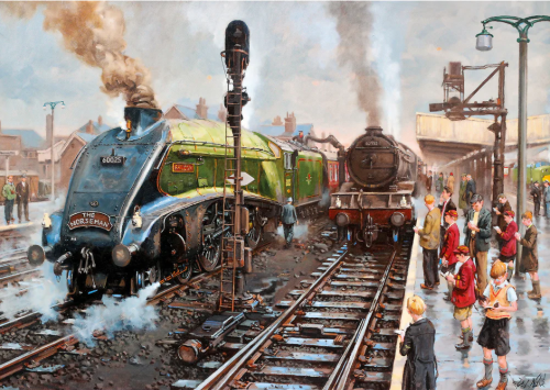 Jigsaw Puzzle - GIBSONS SPOTTERS AT DONCASTER (100XXL)
