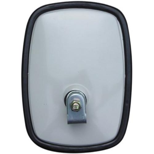 Flat convex mirror for Jeep, 127x178mm, with ball and clip for easy installation, enhances visibility and safety during driving.