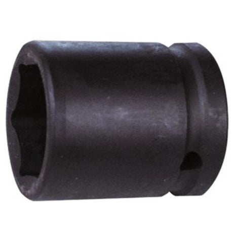 AmPro 3/4" Drive x 1" Impact Socket in chrome molybdenum steel, designed for heavy-duty automotive repair tasks.