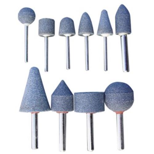 AmPro Mounted Grinding Stone Set of 10, ideal for precision grinding and shaping on various surfaces, durable and versatile.