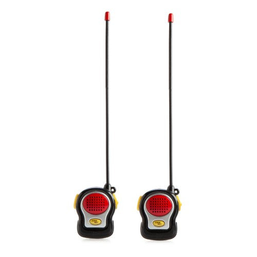 Compact mini walkie talkies for kids, perfect for outdoor fun and adventures; includes 12 sets and Morse code instructions.
