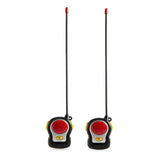 Compact mini walkie talkies for kids, perfect for outdoor fun and adventures; includes 12 sets and Morse code instructions.