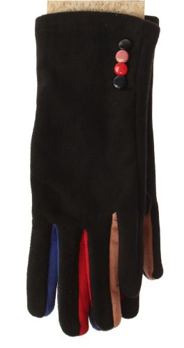 Luxurious black velvet gloves with touch screen fingers, blending style and warmth for tech-savvy lifestyles.