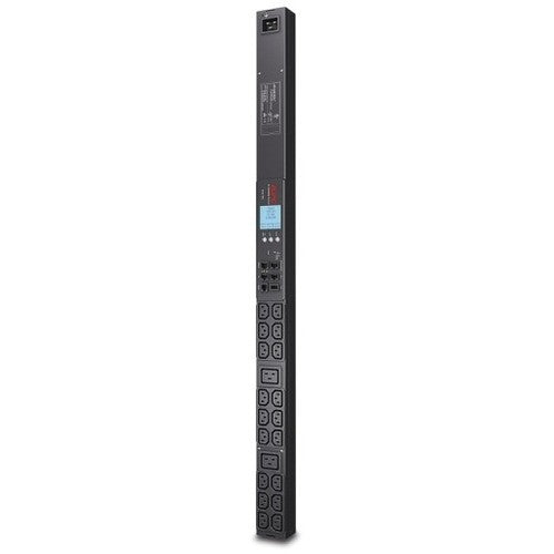 APC Metered Rack PDU AP8858EU3 with 20 outlets for efficient power management in data centers, featuring active monitoring and alerts.