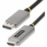 DisplayPort to HDMI adapter cable, 6FT/2M, supports 8K 60Hz and 4K 144Hz, ideal for gaming and multimedia connectivity.