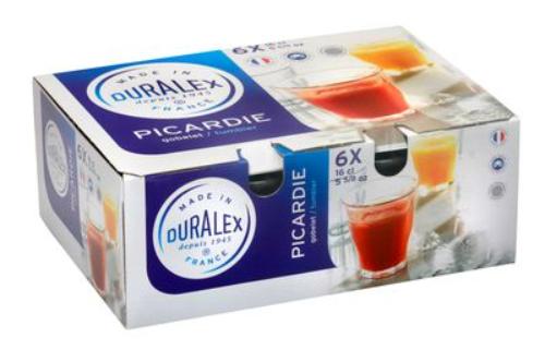 Duralex - Picardie Clear Tumbler 160ml Set of 6