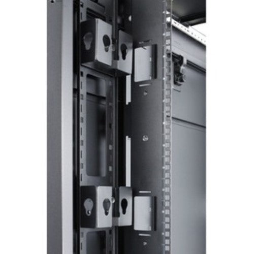 APC by Schneider Electric AR7710 Mounting Bracket in black, for efficient cable management in server and data center setups.