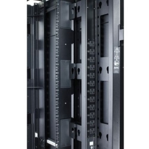 APC AR7710 Mounting Bracket in sleek black for efficient cable management in server environments, includes installation guide.