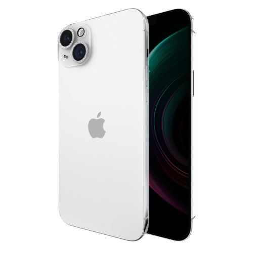 Casemate Twinkle Lens Protector for iPhone 15/15 Plus, made of double-tempered glass, offering scratch resistance and lens clarity.