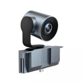 White Yealink MeetingBoard Camera with 6x optical PTZ zoom, designed for high-performance video conferencing and modern office aesthetics.