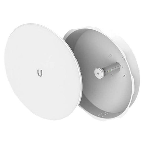 Ubiquiti PowerBeam AC Gen2 5GHz wireless bridge with 450 Mbps, integrated design, and pole-mountable kit for easy installation.