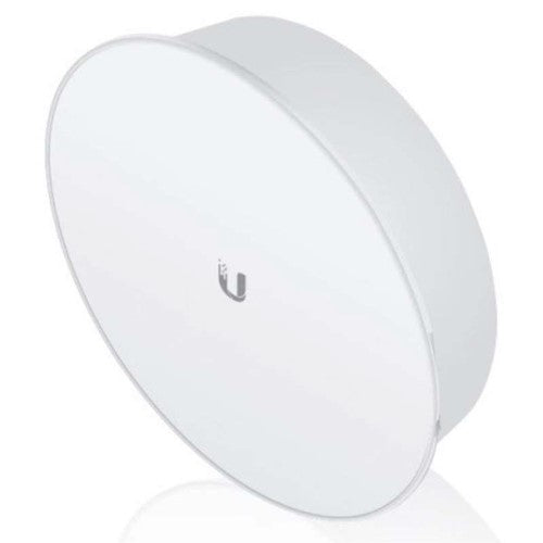 Ubiquiti 5 GHz PowerBeam AC Gen2 wireless bridge with 450 Mbps speed, integrated design, and improved noise immunity.