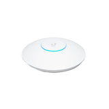 Ubiquiti UniFi tri-band access point featuring 10.20 Gbit/s speed, MIMO tech, and versatile mounting options for enhanced connectivity.