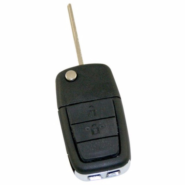 Remote Complete Holden 2 Button flip key for Commodore VE with two buttons; requires cutting and programming for use.