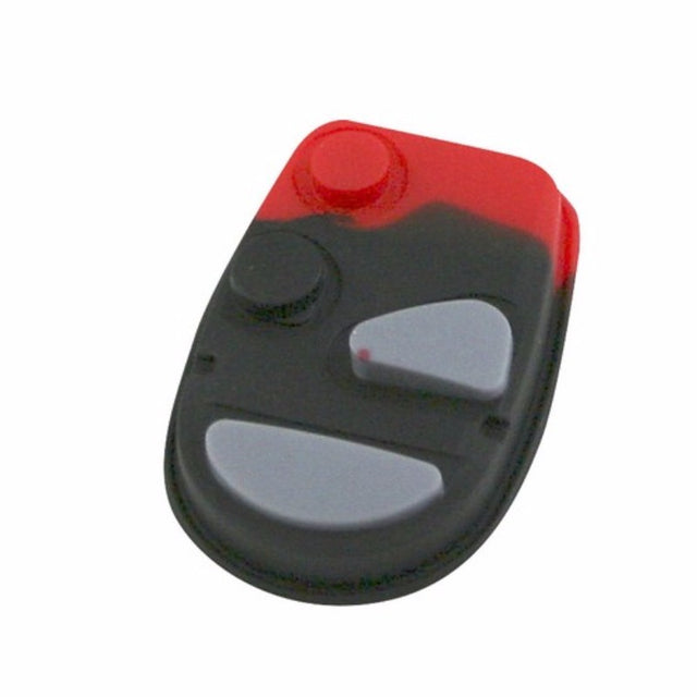 Oval-shaped 4-button remote replacement for Nissan models, enhancing convenience and style for keyless entry.