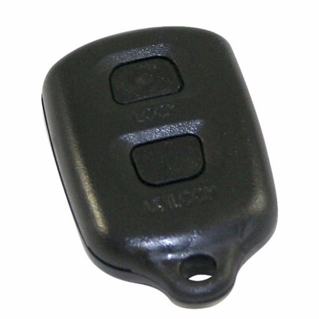 Replacement remote shell and buttons for Toyota 2-button key fob, designed for durability and seamless compatibility.