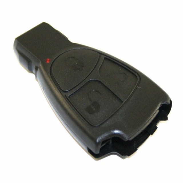 Remote shell for Mercedes smart key with three buttons, crafted for durability and seamless integration.