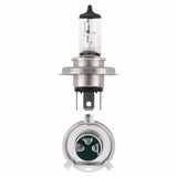 Narva H4 Halogen Globe 12v 60/55w P43t, offering 30% more light for enhanced visibility and safety on the road.