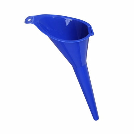 Universal Long Reach Funnel designed for easy pouring in tight spaces, featuring a no-mess splash guard and 290mm length.